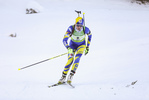 12.12.2021, xmcx, Biathlon IBU Junior Cup Martell, Relay Women, v.l. Oleana Hordona (Ukraine)  /