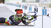 12.12.2021, xmcx, Biathlon IBU Junior Cup Martell, Relay Women, v.l. Mareike Braun (Germany)  /