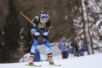 12.12.2021, xmcx, Biathlon IBU Junior Cup Martell, Relay Women, v.l. Eliisabet Bremann (Estonia)  /