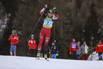 12.12.2021, xmcx, Biathlon IBU Junior Cup Martell, Relay Women, v.l. Lara Wagner (Austria)  /