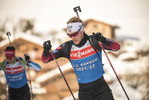 15.12.2021, xkvx, Biathlon IBU World Cup Le Grand Bornand, Training Women and Men, v.l. Sivert Guttorm Bakken (Norway) in aktion / in action competes