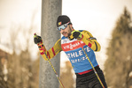 15.12.2021, xkvx, Biathlon IBU World Cup Le Grand Bornand, Training Women and Men, v.l. Cesar Beauvais (Belgium) in aktion / in action competes