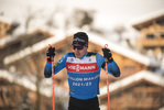 15.12.2021, xkvx, Biathlon IBU World Cup Le Grand Bornand, Training Women and Men, v.l. Quentin Fillon Maillet (France) in aktion / in action competes