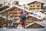 15.12.2021, xkvx, Biathlon IBU World Cup Le Grand Bornand, Training Women and Men, v.l. Johannes Thingnes Boe (Norway) in aktion / in action competes