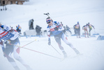 15.12.2021, xkvx, Biathlon IBU World Cup Le Grand Bornand, Training Women and Men, v.l. Jakub Stvrtecky (Czech Republic) in aktion / in action competes