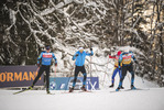 15.12.2021, xkvx, Biathlon IBU World Cup Le Grand Bornand, Training Women and Men, v.l. Quentin Fillon Maillet (France), Emilien Jacquelin (France) in aktion / in action competes