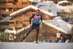 15.12.2021, xkvx, Biathlon IBU World Cup Le Grand Bornand, Training Women and Men, v.l. Johannes Kuehn (Germany) in aktion / in action competes