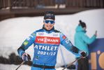15.12.2021, xkvx, Biathlon IBU World Cup Le Grand Bornand, Training Women and Men, v.l. Eric Perrot (France) in aktion / in action competes