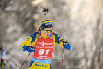 16.12.2021, xkvx, Biathlon IBU World Cup Le Grand Bornand, Sprint Women, v.l. Stina Nilsson (Sweden) in aktion / in action competes