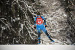 16.12.2021, xkvx, Biathlon IBU World Cup Le Grand Bornand, Sprint Women, v.l. Julia Simon (France) in aktion / in action competes
