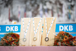 16.12.2021, xkvx, Biathlon IBU World Cup Le Grand Bornand, Sprint Women, v.l.  Medaillen / Medals