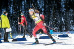 16.12.2021, xlukx, Biathlon IBU Cup Obertilliach, Individual Women, v.l. Anna Juppe (Austria)  / 
