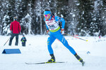 16.12.2021, xlukx, Biathlon IBU Cup Obertilliach, Individual Men, v.l. David Zingerle (Italy)  / 