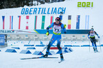 16.12.2021, xlukx, Biathlon IBU Cup Obertilliach, Individual Men, v.l. Guillaume Desmus (France)  / 