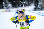 16.12.2021, xlukx, Biathlon IBU Cup Obertilliach, Individual Women, v.l. Ingela Andersson (Sweden)  / 