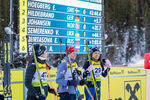 16.12.2021, xlukx, Biathlon IBU Cup Obertilliach, Individual Women, v.l. Marthe Krakstad Johansen (Norway), Franziska Hildebrand (Germany), Elisabeth Hoegberg (Sweden)  / 