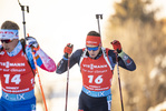 18.12.2021, xkvx, Biathlon IBU World Cup Le Grand Bornand, Pursuit Men, v.l. Philipp Nawrath (Germany) in aktion / in action competes