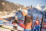 18.12.2021, xkvx, Biathlon IBU World Cup Le Grand Bornand, Pursuit Men, v.l. Johannes Thingnes Boe (Norway) im Ziel / in the finish