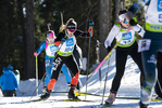 18.12.2021, xsoex, Biathlon Alpencup Pokljuka, Sprint Women, v.l. Amelie Zimmermann (Germany)  / 