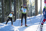 18.12.2021, xsoex, Biathlon Alpencup Pokljuka, Sprint Women, v.l. Erin Vozelj (Slovenia), Nikita Funda (Slovenia)  / 