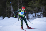 18.12.2021, xsoex, Biathlon Alpencup Pokljuka, Sprint Women, v.l. Marie Zeutschel (Germany)  / 
