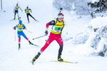 19.12.2021, xlukx, Biathlon IBU Cup Obertilliach, Single Mixed Relay, v.l. Magnus Oberhauser (AUT)  / Magnus Oberhauser of Austria