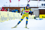 19.12.2021, xlukx, Biathlon IBU Cup Obertilliach, Single Mixed Relay, v.l. 2. Platz Elisabeth Hoegberg (SWE)  / second placed Elisabeth Hoegberg of Sweden