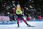 19.12.2021, xlukx, Biathlon IBU Cup Obertilliach, Single Mixed Relay, v.l. Johannes Dale (NOR)  / Johannes Dale of Norway