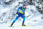 19.12.2021, xlukx, Biathlon IBU Cup Obertilliach, Mixed Relay, v.l. Joscha Burkhalter (SUI)  / Joscha Burkhalter of Switzerland