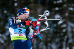 19.12.2021, xlukx, Biathlon IBU Cup Obertilliach, Mixed Relay, v.l. Lucas Fratzscher (GER)  / Lucas Fratzscher of Germany