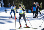 19.12.2021, xsoex, Biathlon Alpencup Pokljuka, Sprint Women, v.l. Erin Vozelj (Slovenia)  / 