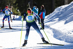 19.12.2021, xsoex, Biathlon Alpencup Pokljuka, Sprint Women, v.l. Frances Kaiser (Germany)  / 