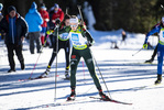 19.12.2021, xsoex, Biathlon Alpencup Pokljuka, Sprint Women, v.l. Hannah Schlickum (Germany)  / 