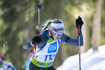 19.12.2021, xsoex, Biathlon Alpencup Pokljuka, Sprint Women, v.l. Jennifer Muenzner (Germany)  / 