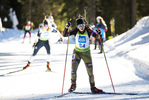 19.12.2021, xsoex, Biathlon Alpencup Pokljuka, Sprint Women, v.l. Angelina Strobel (Germany)  / 