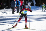 19.12.2021, xsoex, Biathlon Alpencup Pokljuka, Sprint Women, v.l. Kajsa Haemmerle (Austria)  / 
