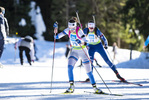 19.12.2021, xsoex, Biathlon Alpencup Pokljuka, Sprint Women, v.l. Anna-Maria Schrempf (Austria)  / 
