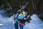 19.12.2021, xsoex, Biathlon Alpencup Pokljuka, Sprint Women, v.l. Lena Baumann (Switzerland)  / 