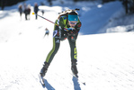 19.12.2021, xsoex, Biathlon Alpencup Pokljuka, Sprint Women, v.l. Lena Siegmund (Germany)  / 