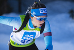 19.12.2021, xsoex, Biathlon Alpencup Pokljuka, Sprint Women, v.l. Emily Schumann (Germany)n  / 