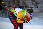 19.12.2021, xsoex, Biathlon Alpencup Pokljuka, Sprint Women, v.l. Franziska Pfnuer (Germany)  / 