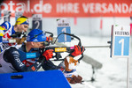 28.12.2021, xkvx, Biathlon WTC Ruhpolding 2021, v.l. Erik Lesser (Germany) in aktion am Schiessstand / at the shooting range