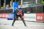 28.12.2021, xkvx, Biathlon WTC Ruhpolding 2021, v.l. Erik Lesser (Germany) im Ziel / in the finish