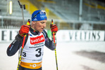 28.12.2021, xkvx, Biathlon WTC Ruhpolding 2021, v.l. Erik Lesser (Germany) nach dem Wettkampf / after the competition