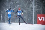 07.01.2022, xkvx, Biathlon IBU World Cup Oberhof, Sprint Men, v.l. Roman Rees (Germany), Eric Perrot (France) in aktion / in action competes