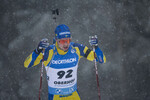 07.01.2022, xkvx, Biathlon IBU World Cup Oberhof, Sprint Men, v.l. Oskar Brandt (Sweden) in aktion / in action competes