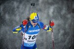 07.01.2022, xkvx, Biathlon IBU World Cup Oberhof, Sprint Men, v.l. Taras Lesiuk (Ukraine) in aktion / in action competes