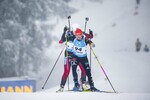 07.01.2022, xkvx, Biathlon IBU World Cup Oberhof, Sprint Women, v.l. Franziska Hildebrand (Germany) in aktion / in action competes