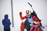 07.01.2022, xkvx, Biathlon IBU World Cup Oberhof, Sprint Women, v.l. Fanqi Meng (China) in aktion / in action competes
