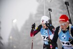07.01.2022, xkvx, Biathlon IBU World Cup Oberhof, Sprint Women, v.l. Karoline Offigstad Knotten (Norway) in aktion / in action competes